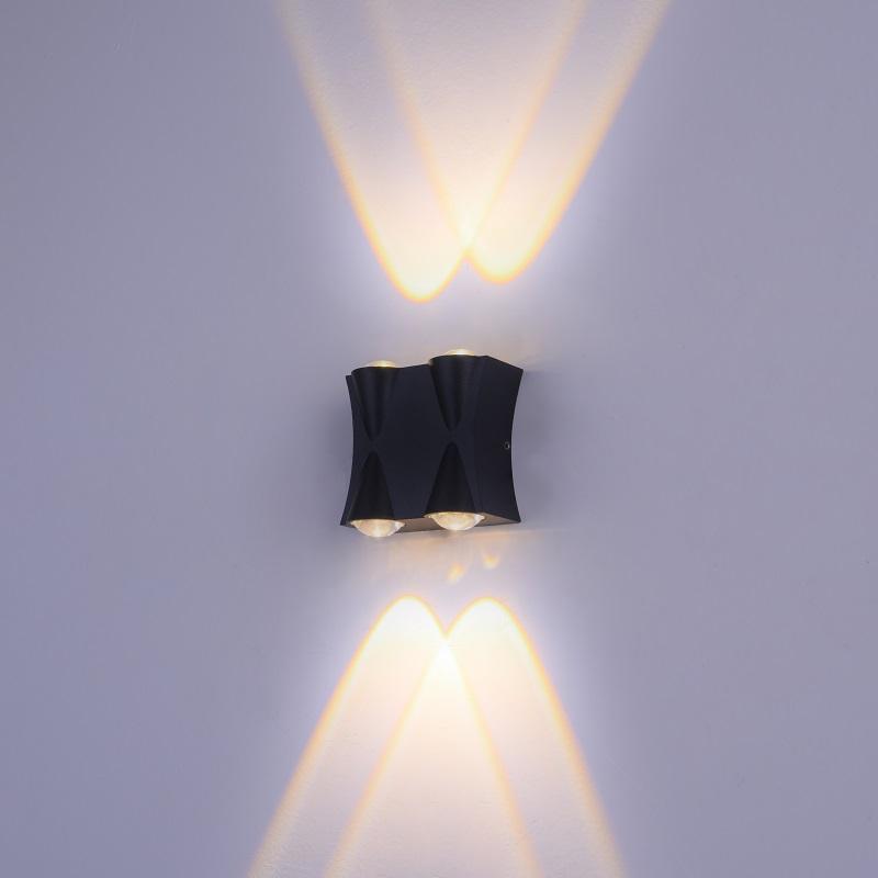 Luxe Brillant Applique LED Extérieur Imperméable À L'eau Villa Hôtel Mur Extérieur Balcon Lampe Extérieure Cour Poteau Led Applique Murale