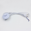 Câble de ligne 1.8m On Off Cordon d'alimentation pour lampe à LED avec interrupteur à bouton 317 Prise EU / US Commutation de la lumière Extension de fil blanc ou noir
