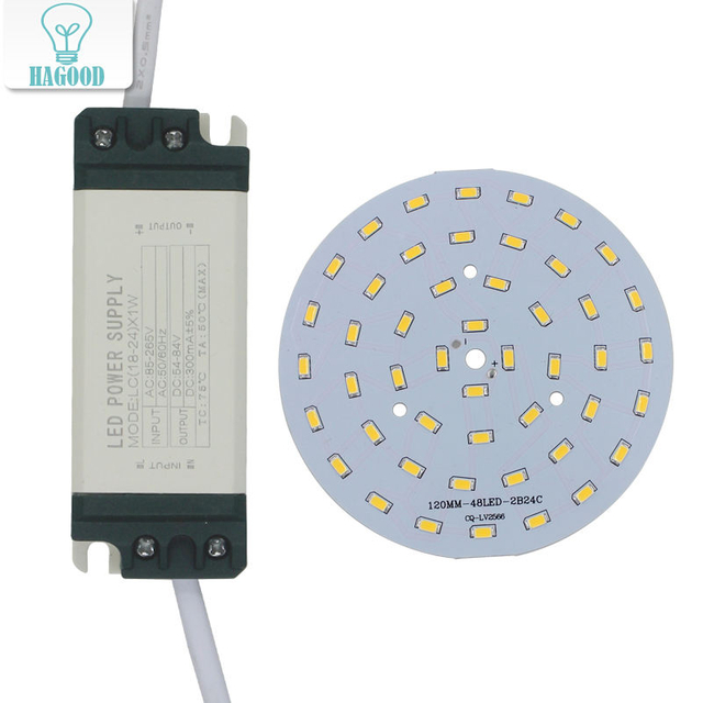 Puce à diode électroluminescente SMD5730 + coque en plastique alimentation du pilote LED pour plafonnier LED