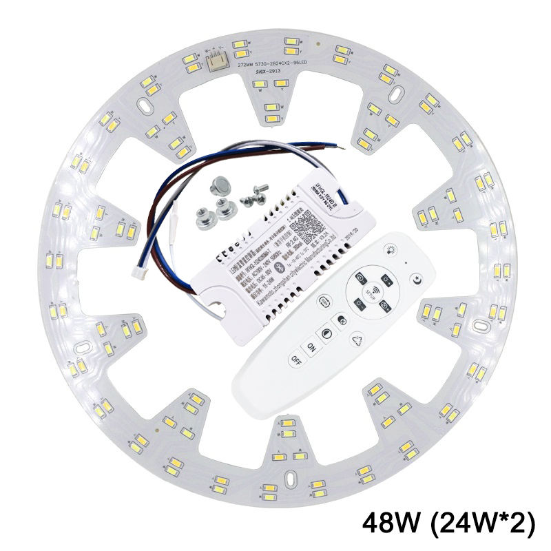 Surface de Source lumineuse de remplacement intelligente 2.4G pour plafond de lustre télécommandé led vers le bas contrôleur de plafonnier